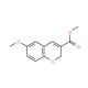6-Methoxy-2H-chromene-3-carboxylic acid methyl ester (CAS 338759-76-5) - chemical structure image
