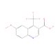 6-methoxy-4-(trifluoromethyl)quinoline-3-carboxylic acid - chemical structure image