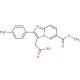 6-(Methoxycarbonyl)-2-(4-methylphenyl)imidazo[1,2-a]pyridine-3-acetic Acid, (CAS 917252-80-3) - chemical structure image