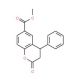 6-Methoxycarbonyl-4-phenyl-3,4-dihydrocoumarin (CAS 380636-42-0) - chemical structure image