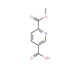 6-(methoxycarbonyl)nicotinic acid (CAS 17874-76-9) - chemical structure image