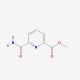 6-Methoxycarbonyl-pyridine-2-carboxamide - chemical structure image
