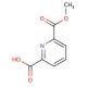 6-(methoxycarbonyl)pyridine-2-carboxylic acid (CAS 7170-36-7) - chemical structure image
