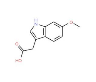 6-Methoxyindole-3-acetic acid (CAS 103986-22-7) - chemical structure image