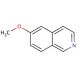 6-Methoxyisoquinoline (CAS 52986-70-6) - chemical structure image