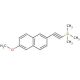 (6-Methoxynaphthalen-2-ylethynyl)trimethylsilane (CAS 454431-03-9) - chemical structure image