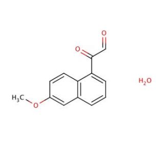 6-Methoxynaphthylglyoxal hydrate (CAS 1172293-10-5) - chemical structure image