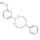 6-Methoxypyridine-2-boronic acid N-phenyldiethanolamine ester (CAS 872054-59-6) - chemical structure image