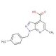 6-methyl-1-(4-methylbenzyl)-1H-pyrazolo[3,4-b]pyridine-4-carboxylic acid - chemical structure image