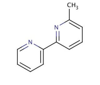 6-Methyl-2,2&prime;-dipyridyl (CAS 56100-22-2) - chemical structure image