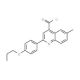 6-methyl-2-(4-propoxyphenyl)quinoline-4-carbonyl chloride - chemical structure image