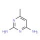 6-Methyl-2,4-pyrimidinediamine (CAS 179-73-7) - chemical structure image