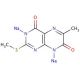 6-Methyl-2-methylthio-4,7(3H,8H)-pteridinedione Disodium Salt - chemical structure image