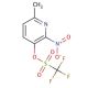 6-Methyl-2-nitro-3-pyridyl trifluoromethanesulfonate (CAS 163083-48-5) - chemical structure image