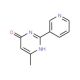 6-methyl-2-pyridin-3-ylpyrimidin-4(3H)-one (CAS 16879-57-5) - chemical structure image
