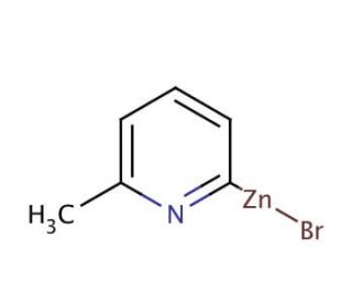6-Methyl-2-pyridylzinc bromide solution (CAS 308795-98-4) - chemical structure image