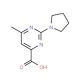 6-Methyl-2-pyrrolidin-1-yl-pyrimidine-4-carboxylic acid - chemical structure image