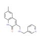 6-Methyl-3-{[(pyridin-3-ylmethyl)-amino]-methyl}-1H-quinolin-2-one - chemical structure image