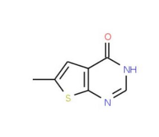 6-Methyl-3H-thieno[2,3-d]pyrimidin-4-one (CAS 108831-66-9) - chemical structure image