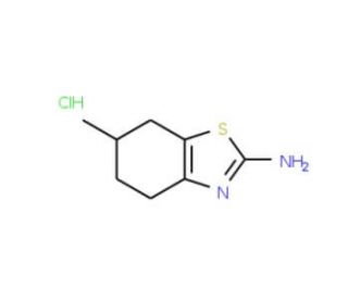 6-Methyl-4,5,6,7-tetrahydro-benzothiazol-2-ylamine hydrochloride - chemical structure image