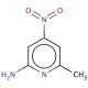 6-methyl-4-nitropyridin-2-amine - chemical structure image