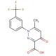 6-methyl-4-oxo-1-[3-(trifluoromethyl)phenyl]-1,4-dihydropyridazine-3-carboxylic acid - chemical structure image