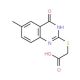 (6-Methyl-4-oxo-3,4-dihydro-quinazolin-2-ylsulfanyl)-acetic acid - chemical structure image