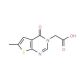 (6-Methyl-4-oxo-4H-thieno[2,3-d]pyrimidin-3-yl)-acetic acid - chemical structure image