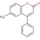 6-Methyl-4-phenylcoumarin - chemical structure image