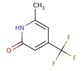 6-Methyl-4-(trifluoromethyl)-2(1H)-pyridone (CAS 22123-19-9) - chemical structure image