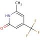 6-Methyl-4-(trifluoromethyl)-2(1H)-pyridone (CAS 22123-19-9) - chemical structure image