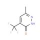 6-methyl-4-(trifluoromethyl)pyridazin-3(2H)-one - chemical structure image