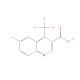 6-methyl-4-(trifluoromethyl)quinoline-3-carboxylic acid - chemical structure image
