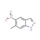 6-Methyl-5-nitro-1H-indazole (CAS 81115-43-7) - chemical structure image