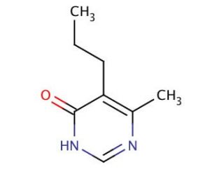 6-Methyl-5-propyl-4(3H)-pyrimidinone (CAS 103980-68-3) - chemical structure image