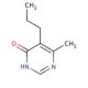 6-Methyl-5-propyl-4(3H)-pyrimidinone (CAS 103980-68-3) - chemical structure image