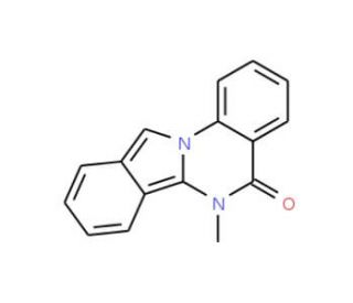 6-Methyl-6H-isoindolo[2,1-a]quinazolin-5-one (CAS 26963-26-8) - chemical structure image
