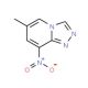 6-Methyl-8-nitro-[1,2,4]triazolo[4,3-a]pyridine (CAS 929000-70-4) - chemical structure image