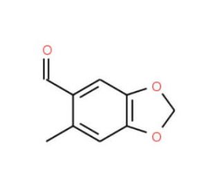 6-Methyl-benzo[1,3]dioxole-5-carbaldehyde (CAS 58343-54-7) - chemical structure image
