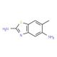 6-Methyl-benzothiazole-2,5-diamine - chemical structure image