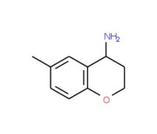 6-Methyl-chroman-4-ylamine (CAS 638220-39-0) - chemical structure image