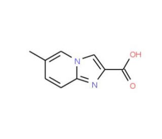 6-Methyl-imidazo[1,2-a]pyridine-2-carboxylic acid (CAS 80353-93-1) - chemical structure image