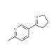 6-Methyl Myosmine (CAS 77629-49-3) - chemical structure image