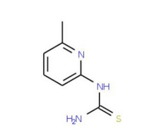 (6-Methyl-pyridin-2-yl)-thiourea (CAS 49600-34-2) - chemical structure image
