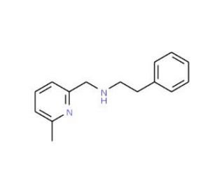 (6-Methyl-pyridin-2-ylmethyl)-phenethyl-amine - chemical structure image