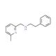 (6-Methyl-pyridin-2-ylmethyl)-phenethyl-amine - chemical structure image