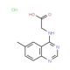 (6-Methyl-quinazolin-4-ylamino)-acetic acid hydrochloride - chemical structure image