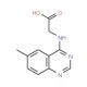 (6-Methyl-quinazolin-4-ylamino)-acetic acid - chemical structure image