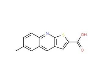 6-Methyl-thieno[2,3-b]quinoline-2-carboxylic acid - chemical structure image