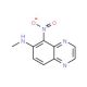 6-Methylamino-5-nitroquinoxaline (CAS 149703-58-2) - chemical structure image